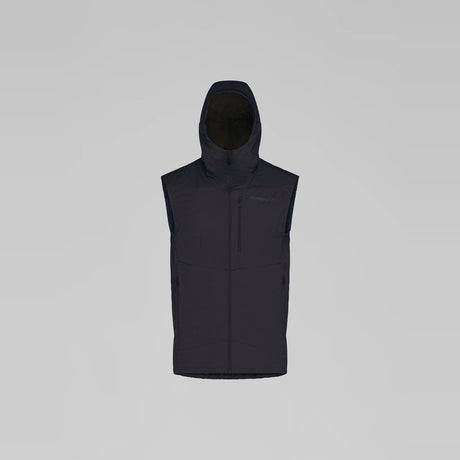 Norrøna Lyngen Thermo100 Active Gilet Imbottito Uomo – Caviar Black, vista frontale