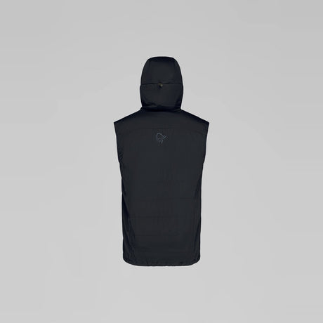 Norrøna Lyngen Thermo100 Active Gilet Imbottito Uomo – Caviar Black, dettaglio 2