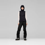 Norrøna Lyngen Thermo100 Active Gilet Imbottito Donna – Caviar Black, dettaglio 3