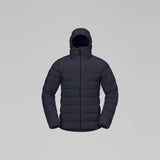 Norrøna Femund Down700 Zip Hood Piumino Uomo – Caviar Black, vista frontale
