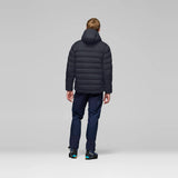 Norrøna Femund Down700 Zip Hood Piumino Uomo – Caviar Black, dettaglio 4