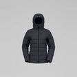 Norrøna Femund Down700 Zip Hood Piumino Donna – Caviar Black, vista frontale