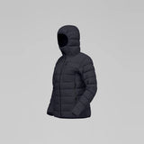 Norrøna Femund Down700 Zip Hood Piumino Donna – Caviar Black, dettaglio 1