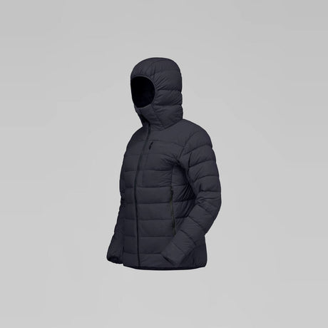 Norrøna Femund Down700 Zip Hood Piumino Donna – Caviar Black, dettaglio 1