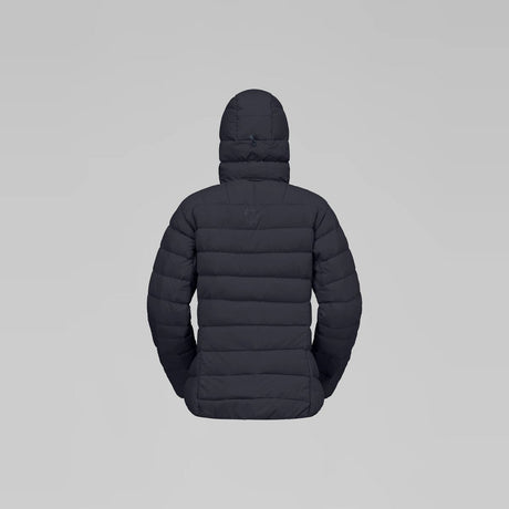 Norrøna Femund Down700 Zip Hood Piumino Donna – Caviar Black, dettaglio 2