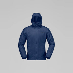 Norrøna Femund Thermo60 Zip Hood Giacca Imbottita Uomo – Indigo Night, vista frontale