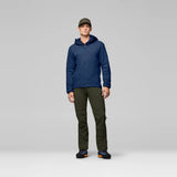Norrøna Femund Thermo60 Zip Hood Giacca Imbottita Uomo – Indigo Night, dettaglio 3