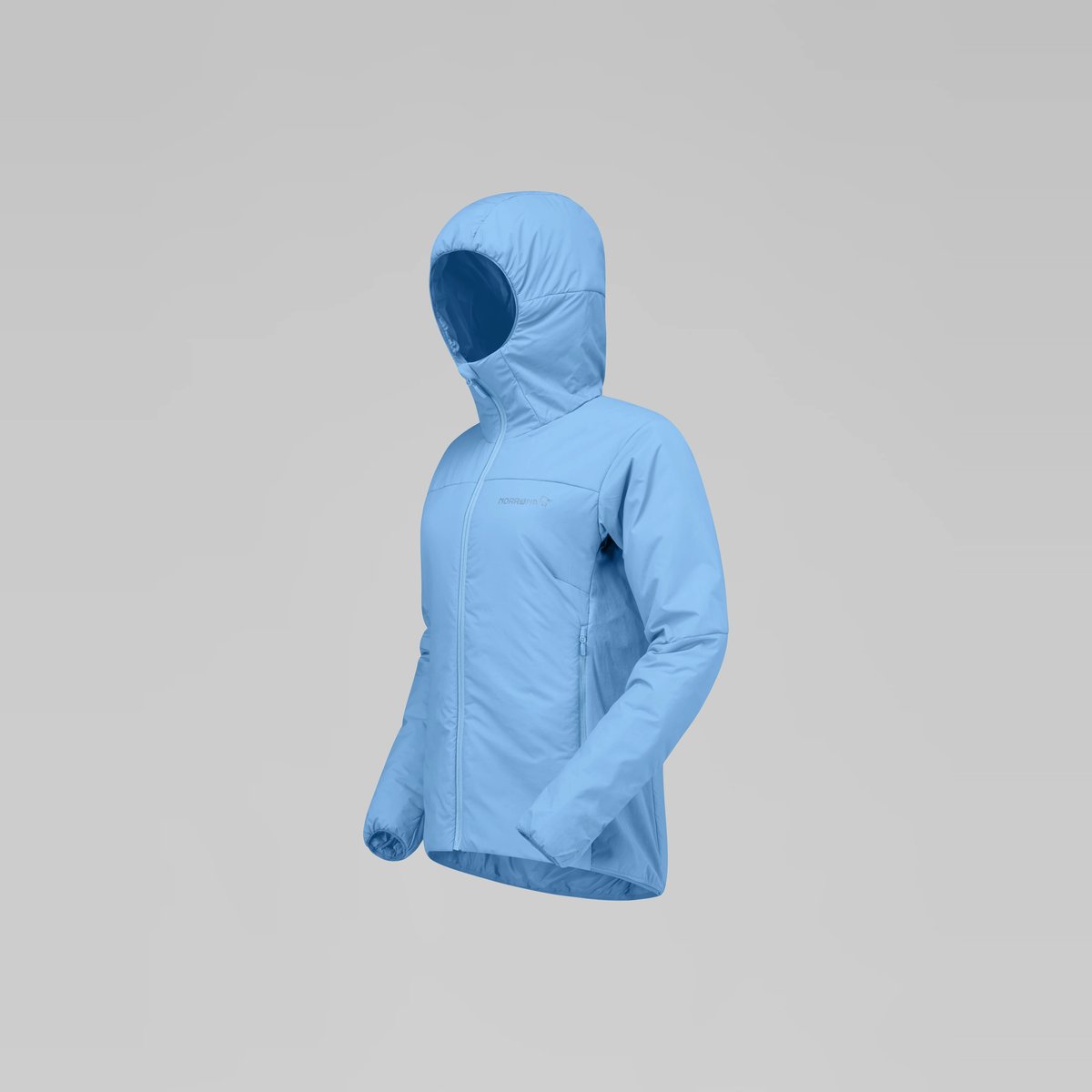 Norrøna Femund Thermo60 Zip Hood Giacca Imbottita Donna – Allure, dettaglio 1