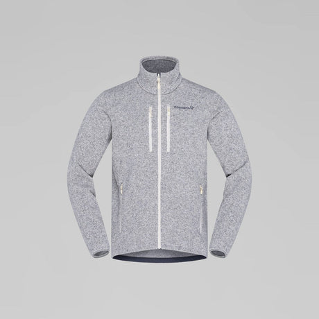 Norrøna Femund Warm2 Giacca in Pile Uomo – Whisper White, vista frontale