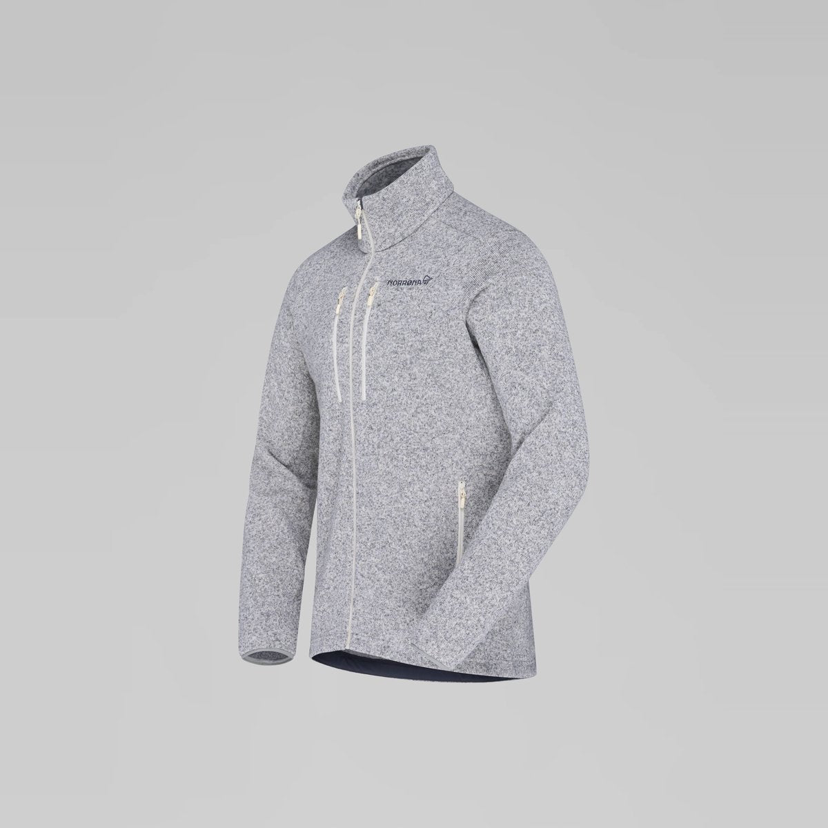 Norrøna Femund Warm2 Giacca in Pile Uomo – Whisper White, dettaglio 1