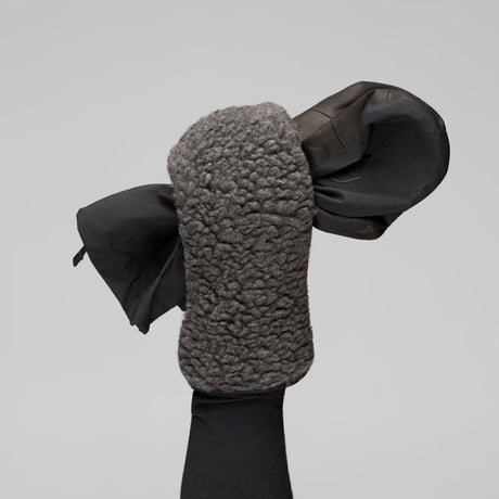Norrøna /29 Wool Liner Muffole Unisex – Caviar Black, dettaglio 2