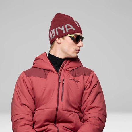 Norrøna /29 Mid Merinoull Logo Berretto Unisex – Port, dettaglio 3