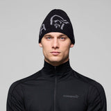 Norrøna /29 Mid Merinoull Logo Berretto Unisex – Caviar Melange, dettaglio 1