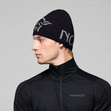 Norrøna /29 Mid Merinoull Logo Berretto Unisex – Caviar Melange, dettaglio 2