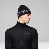 Norrøna /29 Mid Merinoull Logo Berretto Unisex – Caviar Melange, dettaglio 3