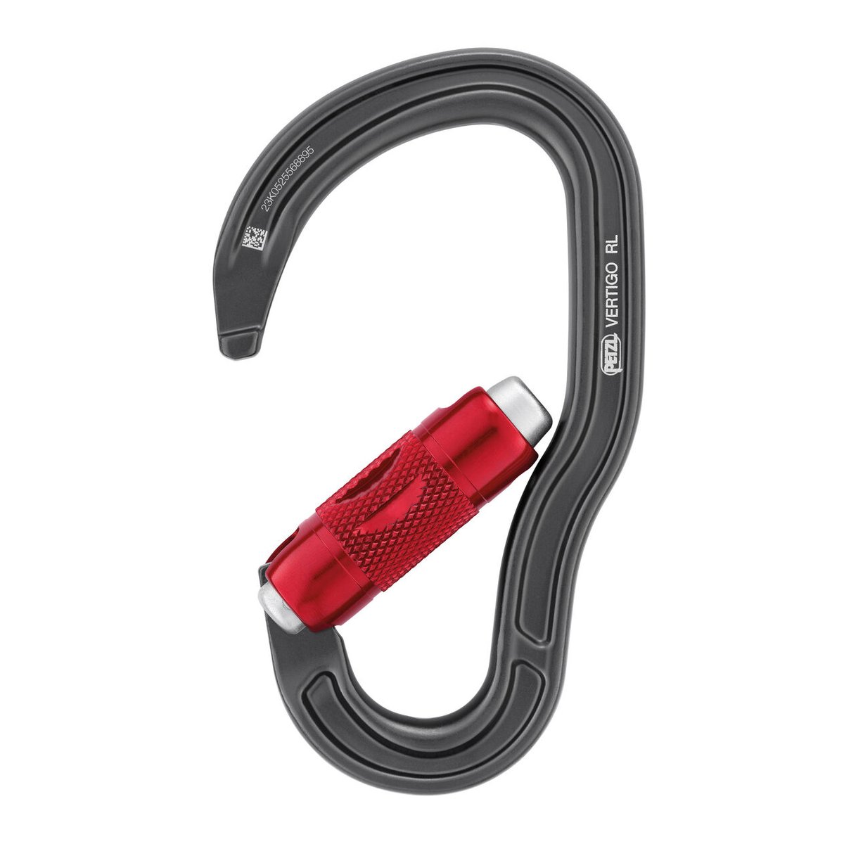 Petzl Vertigo Twist-Lock Moschettone Ferrata – vista laterale
