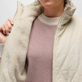 Prana Encinitas Gilet Reversibile Donna – Beach Pebble, dettaglio 3