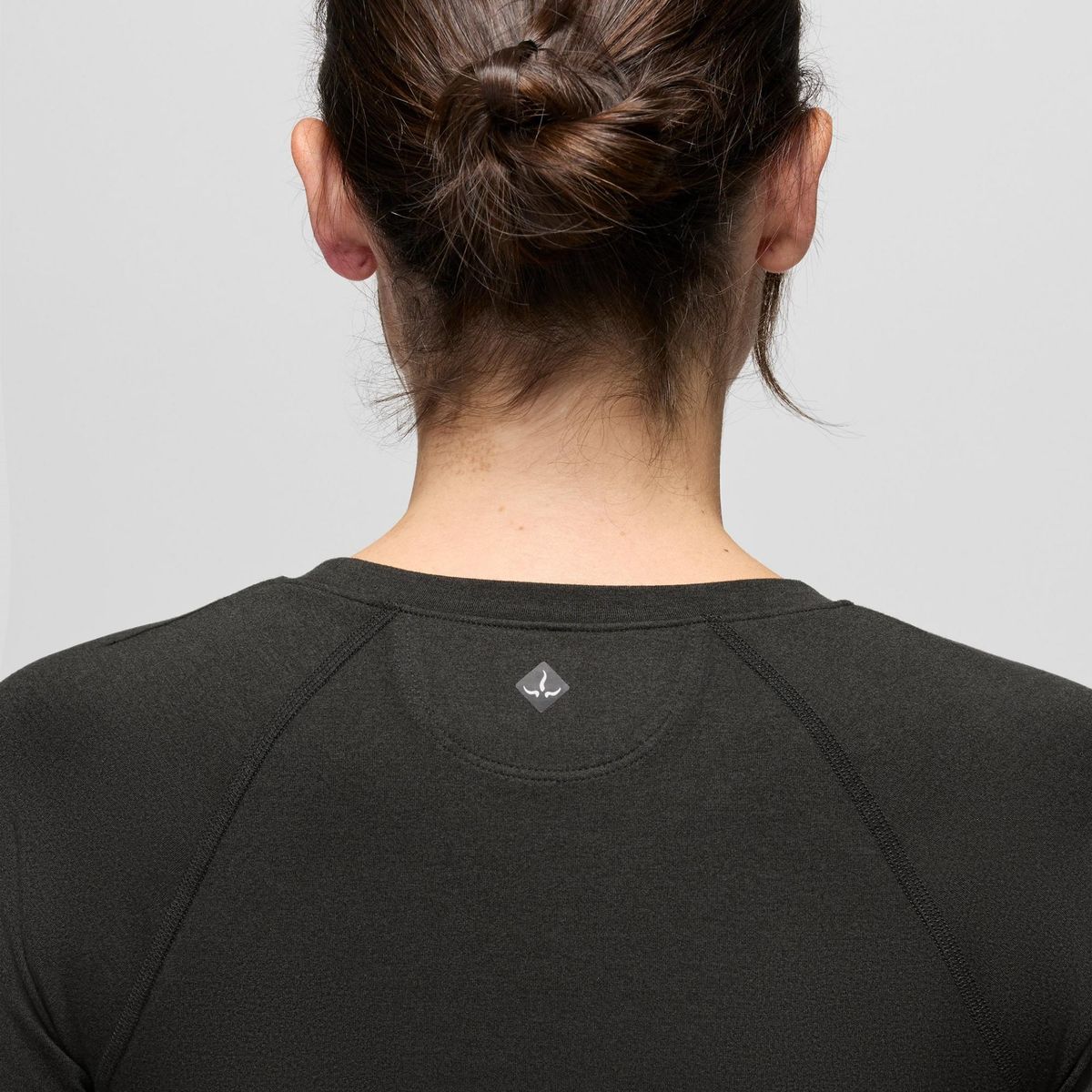 Prana Heavana Maglia Maniche Lunghe Donna – Black Heather, dettaglio 2