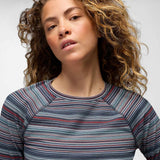 Prana Heavana Maglia Maniche Lunghe Donna – Nautical Microstripe, dettaglio 1