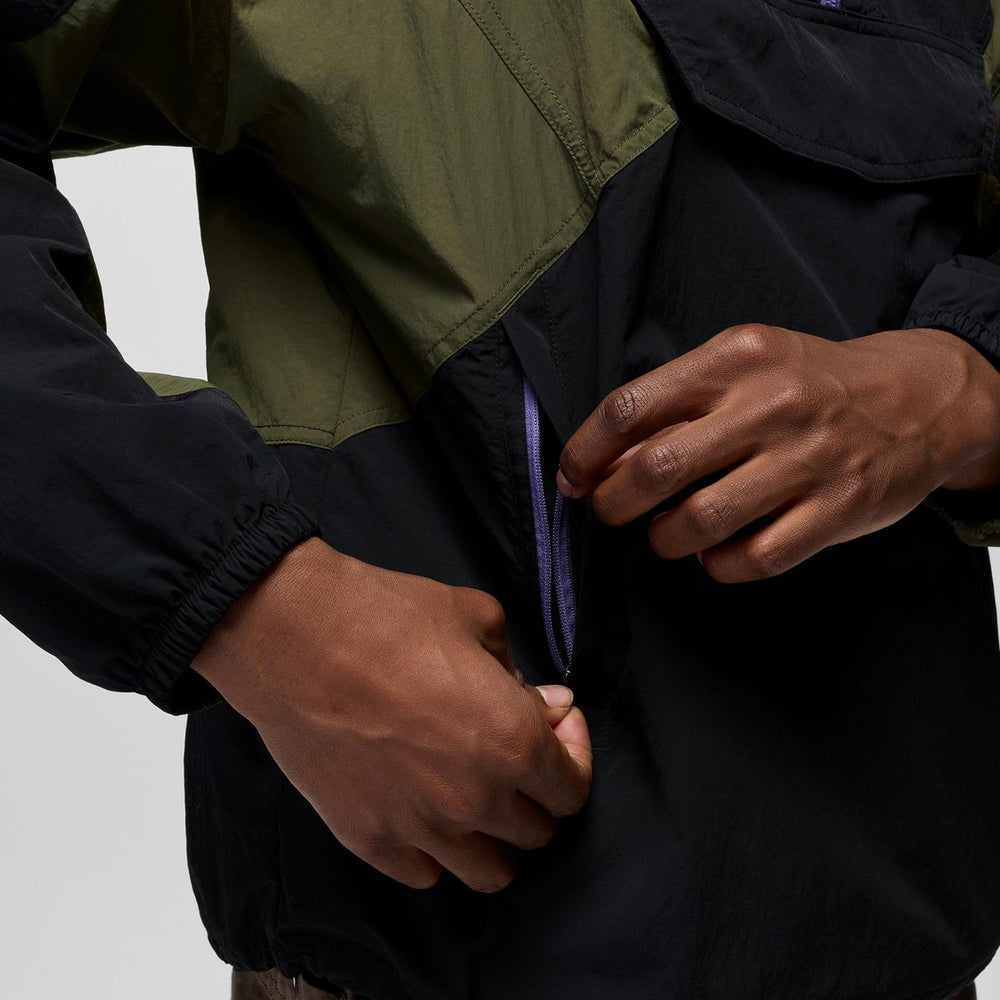 Prana Heritage Wind Anorak Giacca Antivento Uomo – Cargo Green, dettaglio 4