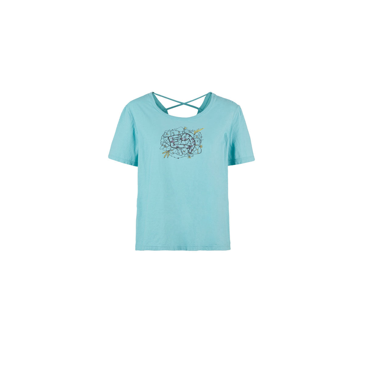E9 Dalia T-Shirt Arrampicata Donna – Artic, davanti