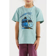E9 B-Furgo T-Shirt Bambino – Aquamarine, indossato davanti