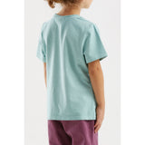 E9 B-Furgo T-Shirt Bambino – Aquamarine, indossato