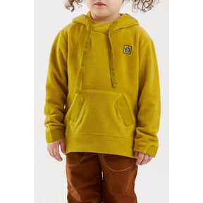 E9 B-Peace Felpa con Cappuccio Bambino – Lemon, indossato davanti