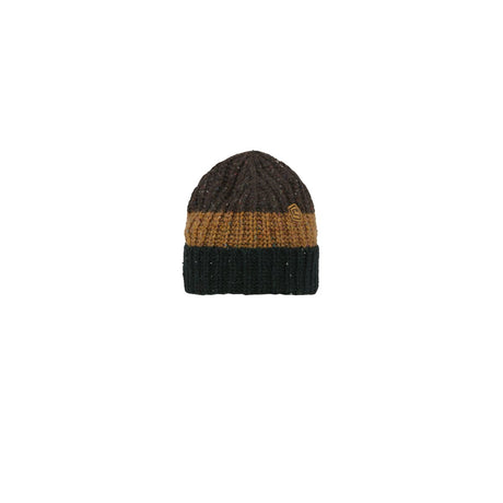 E9 Biro Berretto con Risvolto Unisex – Senape, davanti