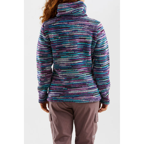 E9 Ines 2.2 Maglia Collo Alto Donna – Purple, indossato 2