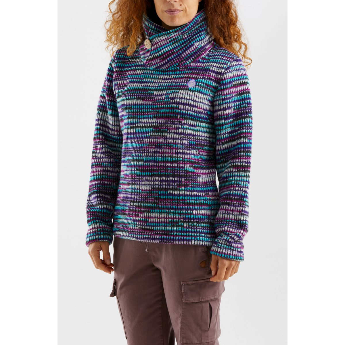 E9 Ines 2.2 Maglia Donna – Purple, indossato