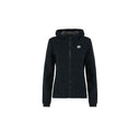 E9 Mimma Felpa Full Zip con Cappuccio Donna – Petrol Blue, davanti