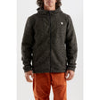 E9 Mimmo Felpa Full Zip con Cappuccio Uomo – Ash Wolf, indossato davanti