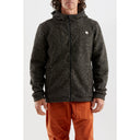 E9 Mimmo Felpa Full Zip con Cappuccio Uomo – Ash Wolf, indossato davanti