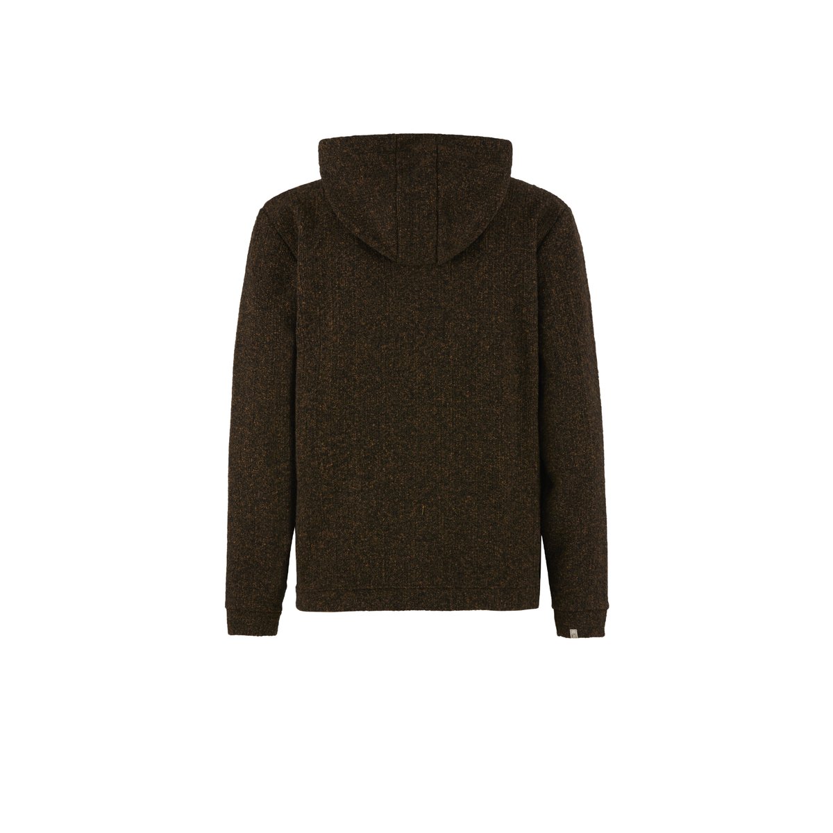 E9 Mimmo Felpa Full Zip con Cappuccio Uomo – Brown Mustard, retro