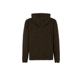 E9 Mimmo Felpa Full Zip con Cappuccio Uomo – Brown Mustard, retro