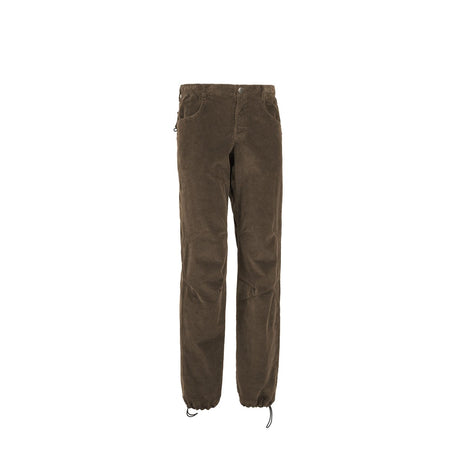 E9 Mont1 V Pantaloni Arrampicata Uomo – Camel, davanti
