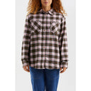 E9 Nada Camicia Donna – Plum Sky, indossato davanti