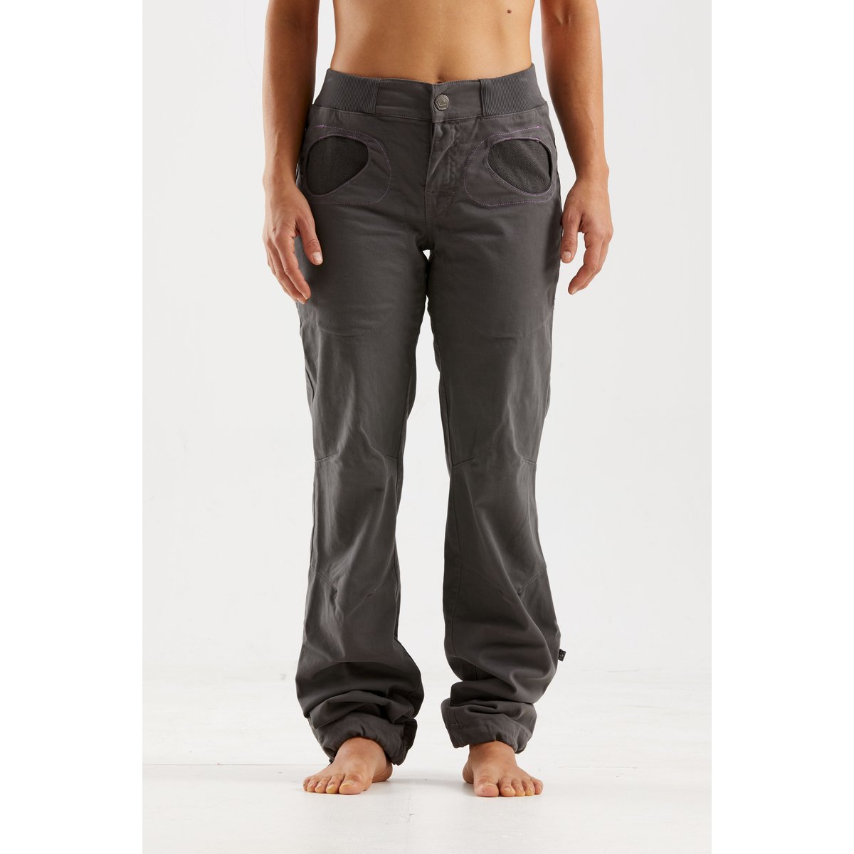 E9 Onda Slim2 Pantaloni Donna – Shark, indossato davanti
