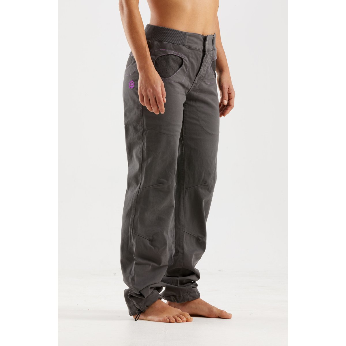 E9 Onda Slim2 Pantaloni Donna – Shark, indossato