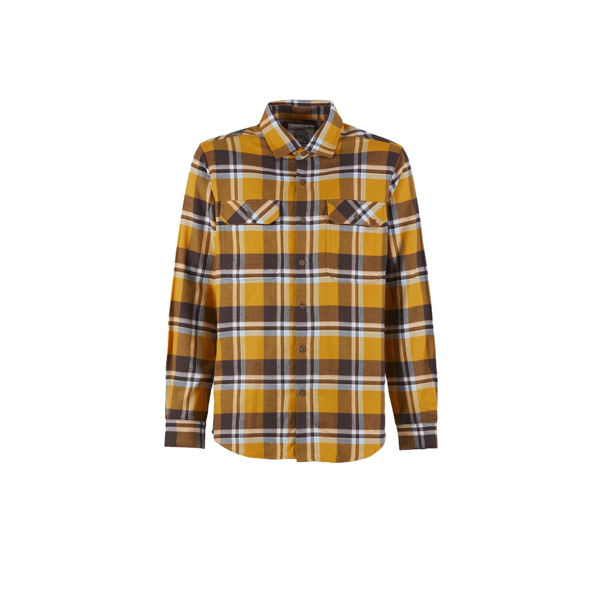 E9 Peppino Camicia Uomo – Brown Curry, davanti