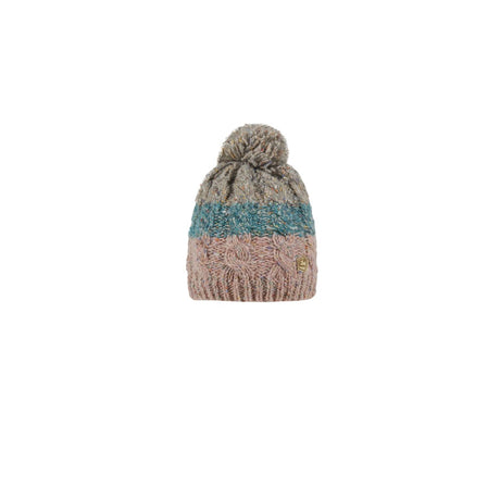 E9 Skevin Berretto con Pompon Unisex – Pink, davanti