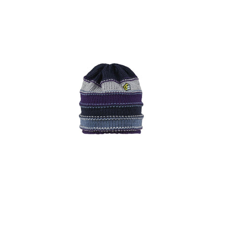 E9 Varbis Berretto a Righe Unisex – Blueberry, davanti