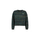 E9 Mei Maglia a Righe Donna – Dark Teal, davanti