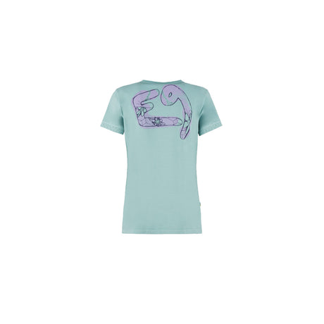 E9 Easy T-Shirt Donna – Aquamarine, retro