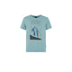 E9 Atti T-Shirt Arrampicata Uomo – Aquamarine, davanti