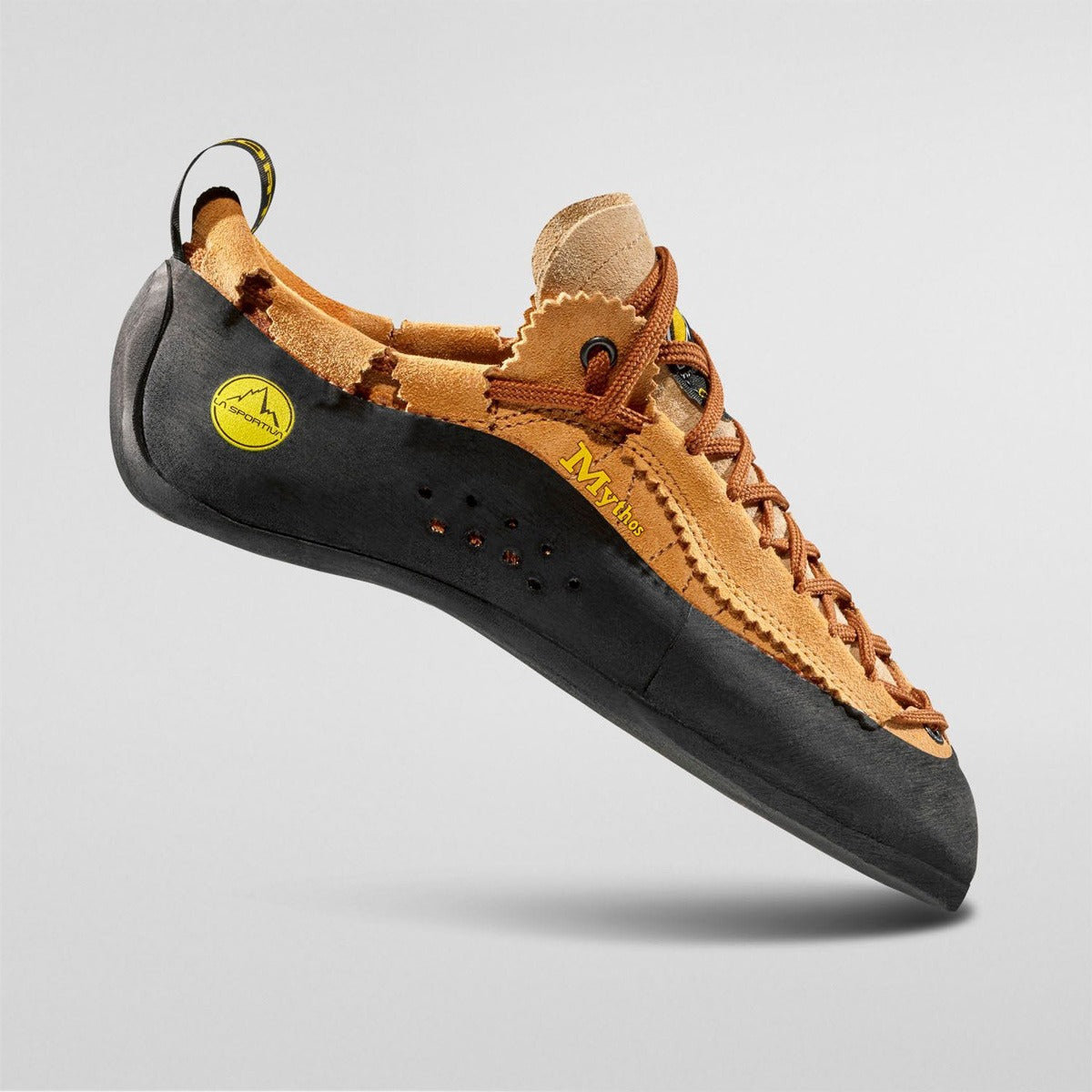 La Sportiva Mythos Scarpette da Arrampicata Uomo – Terra, vista frontale