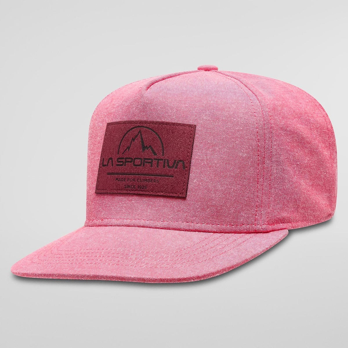 La Sportiva Flat Cappellino Unisex – Mountain Red Redwood, vista frontale